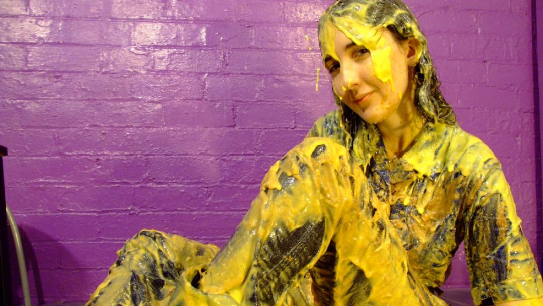 Lady Rose at Messy Play: Welly filling, clothes covering, custard ...